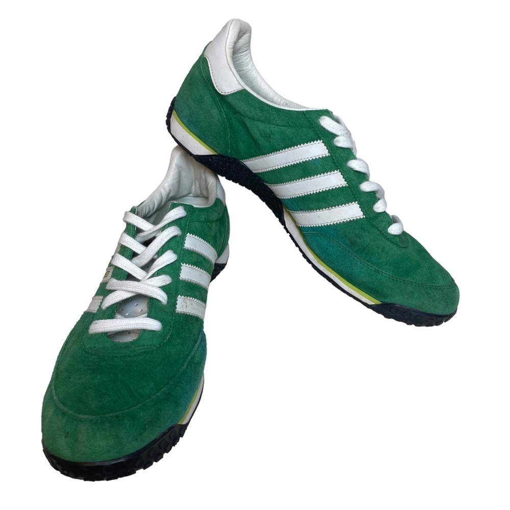 2005 Adidas Originals ADI Speed Green Suede Sneakers Men 10.5 Vintage Y2K Racing